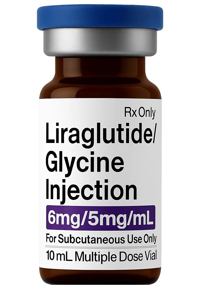 Compounded Liraglutide + Glycine vial