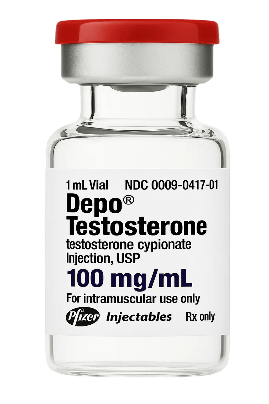 Testosterone Cypionate injection vial